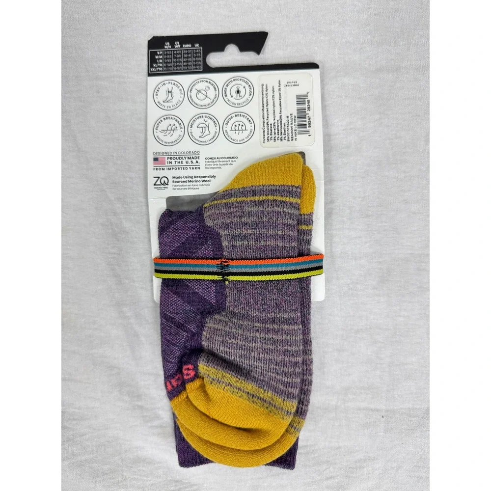 Smartwool Hike Light Cushion Crew Women Medium NEW Merino Wool Socks